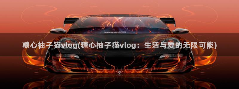 糖心vlog神马：糖心柚子猫vlog(糖心柚子猫vlog：生活与爱的无限可能)