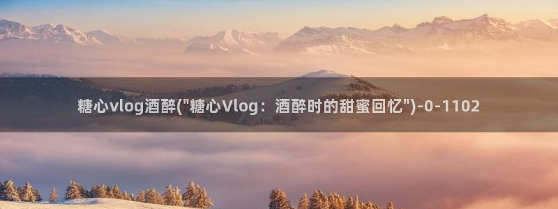 糖心vlog污