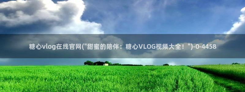 糖心vlog是什么意思